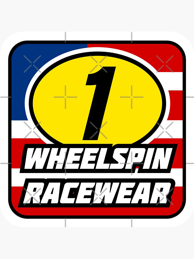 WheelSpin Racewear Red-Wht-Blue Logo by racerspitstop