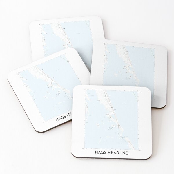 Item preview, Nags Head, NC Topographical Map Clean designed and sold by PGHPhotoCo.