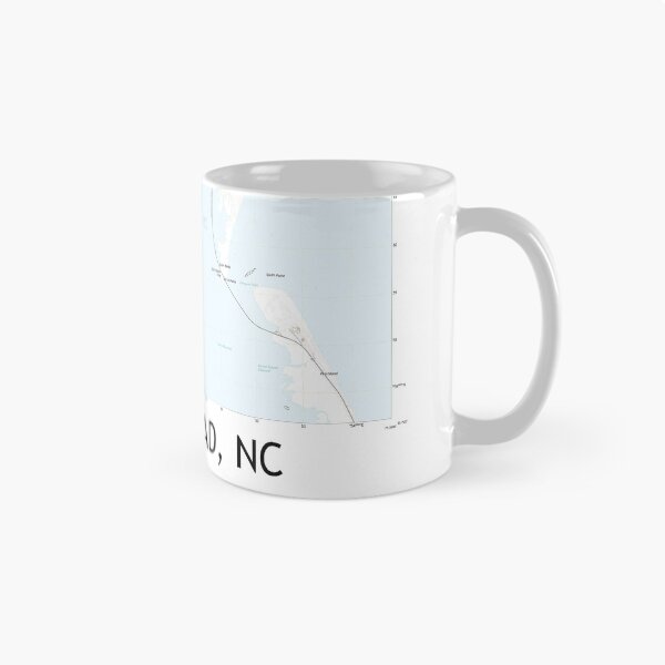 Item preview, Nags Head, NC Topographical Map Clean designed and sold by PGHPhotoCo.