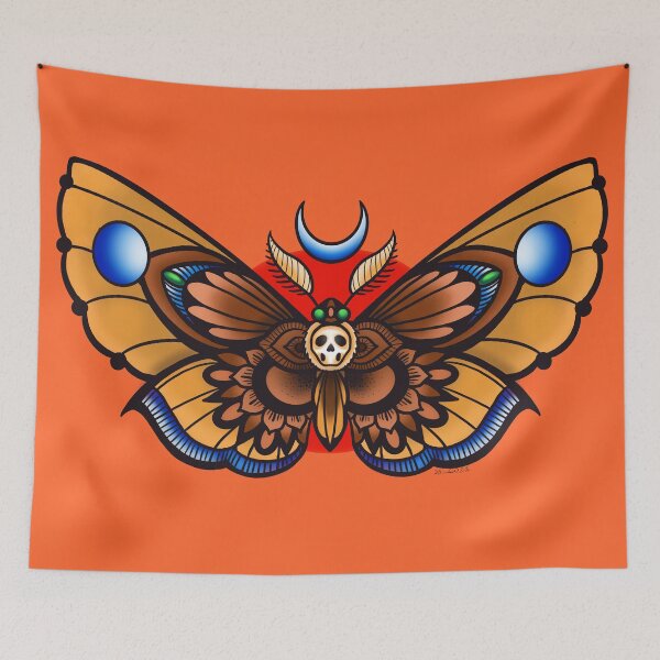 Item preview, Death Moth designed and sold by MetroInk.