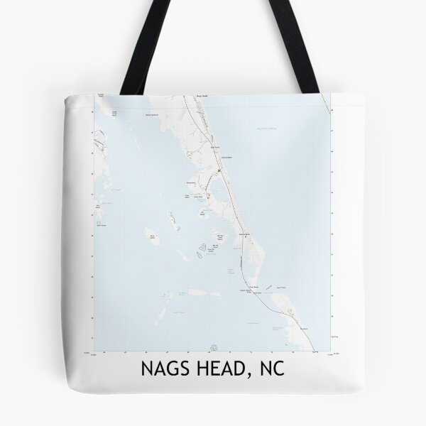 Item preview, Nags Head, NC Topographical Map Clean designed and sold by PGHPhotoCo.