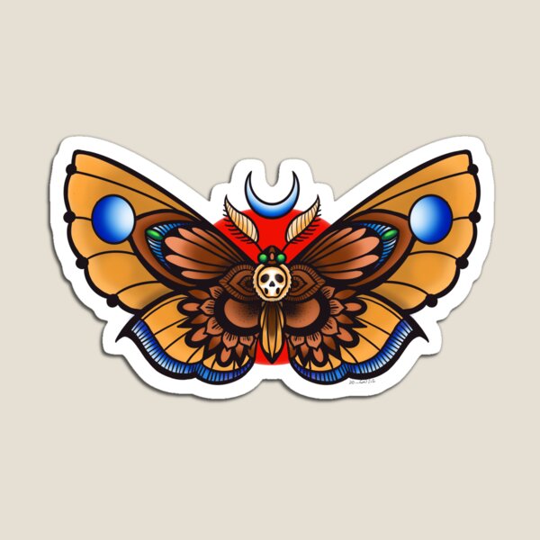 Item preview, Death Moth designed and sold by MetroInk.