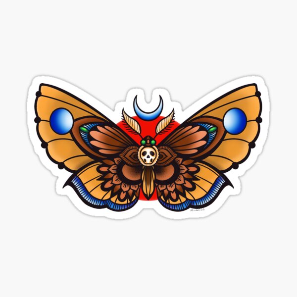 Death Moth Sticker