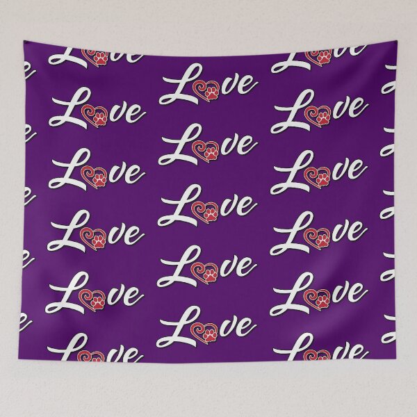Item preview, Love Paw Print designed and sold by ZZDeZignZ.