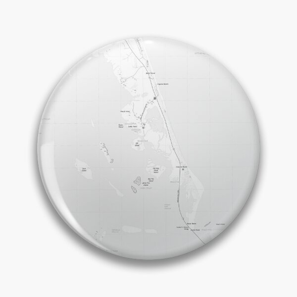 Item preview, Nags Head, NC Topographical Map Black & White designed and sold by PGHPhotoCo.