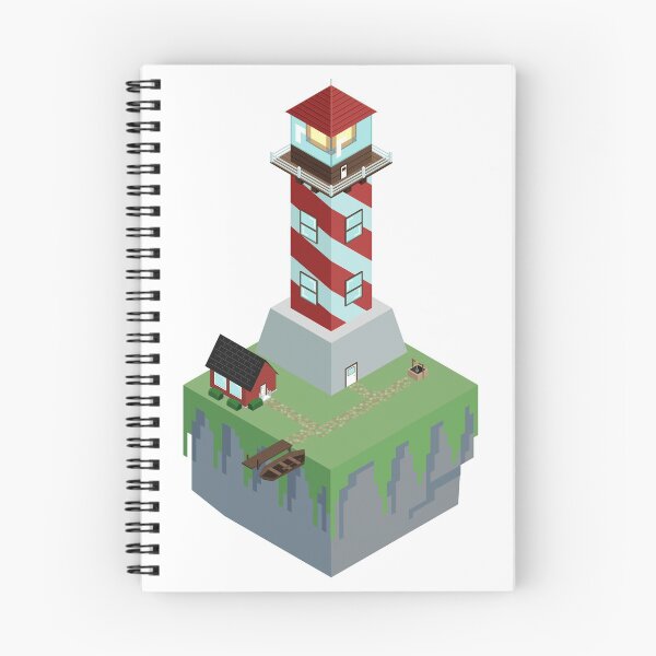 Item preview, Lighthouse on Floating Island (Isometric) designed and sold by Pem Bear.
