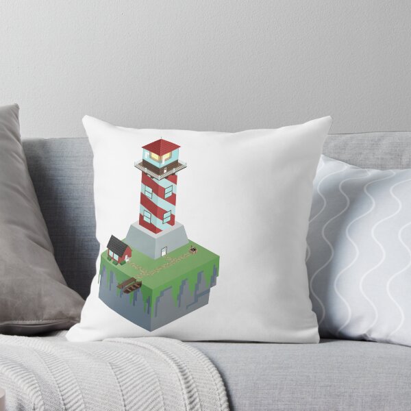 Item preview, Faro en isla flotante (isométrica) designed and sold by Pem Bear.