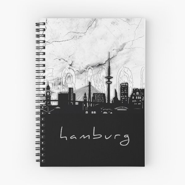 Item preview, hamburg skyline marble designed and sold by BekimART2.