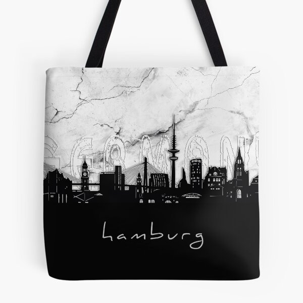 Item preview, hamburg skyline marble designed and sold by BekimART2.
