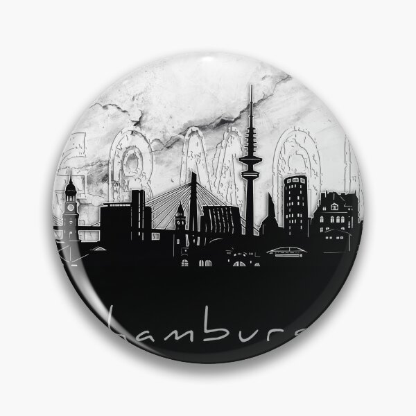 Item preview, hamburg skyline marble designed and sold by BekimART2.