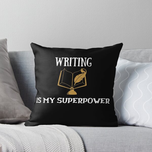 Item preview, Writing Is My Superpower designed and sold by fahrurrozzi.