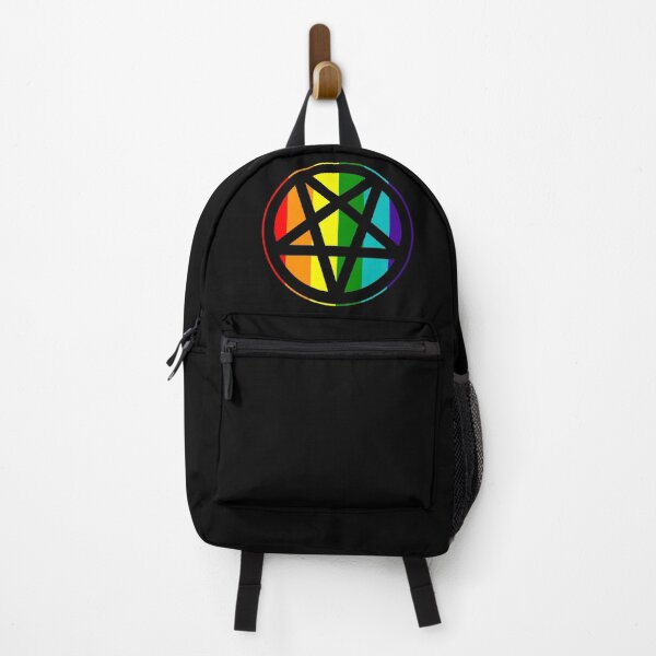 Item preview, Gay Pride Inverted Pentagram | Satanic | Solid designed and sold by Godstomper.