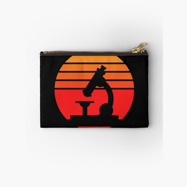 Item preview, RED ORANGE COLORS RETRO SUNSET MICROSCOPE SCIENCE designed and sold by Hippiesole.