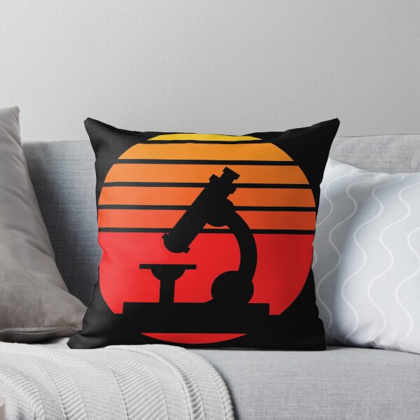 Item preview, RED ORANGE COLORS RETRO SUNSET MICROSCOPE SCIENCE designed and sold by Hippiesole.