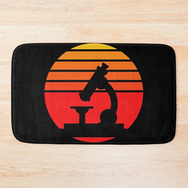 Item preview, RED ORANGE COLORS RETRO SUNSET MICROSCOPE SCIENCE designed and sold by Hippiesole.