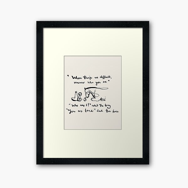 Charlie Mackesy - Loved Framed Art Print
