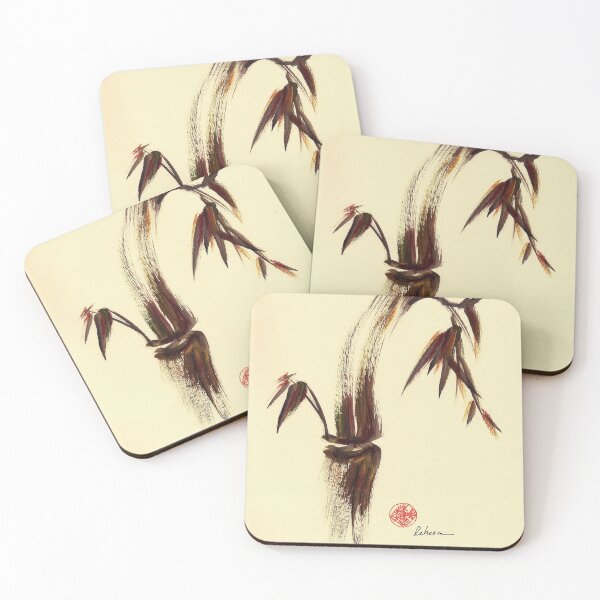Item preview, Here and Now - Zen dry brush painting of peace and joy designed and sold by Rebecca Rees.