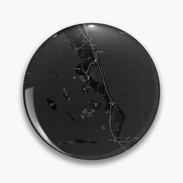 Item preview, Nags Head, NC Topographical Map Black designed and sold by PGHPhotoCo.