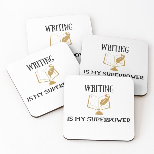 Item preview, Writing Is My Superpower designed and sold by fahrurrozzi.