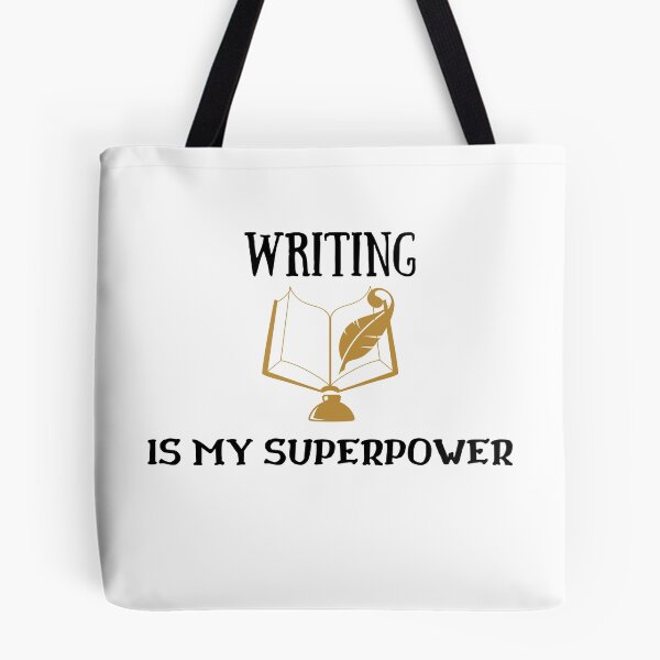 Item preview, Writing Is My Superpower designed and sold by fahrurrozzi.