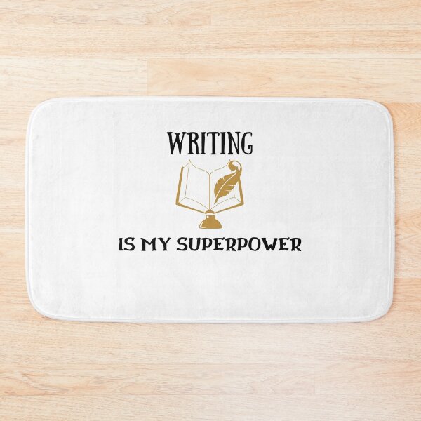 Item preview, Writing Is My Superpower designed and sold by fahrurrozzi.