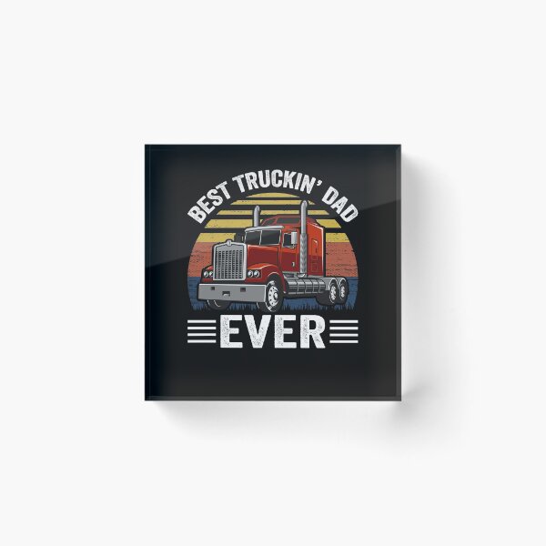 Item preview, Best Truckin Dad Ever designed and sold by Wide Turn Gang.