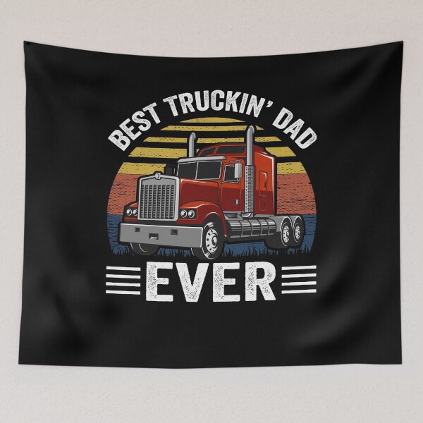 Item preview, Best Truckin Dad Ever designed and sold by Wide Turn Gang.