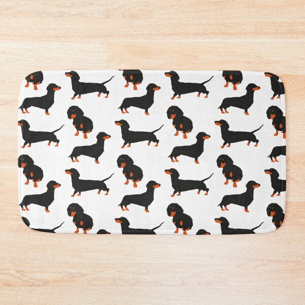Item preview, black and tan dachshund designed and sold by petsvects.