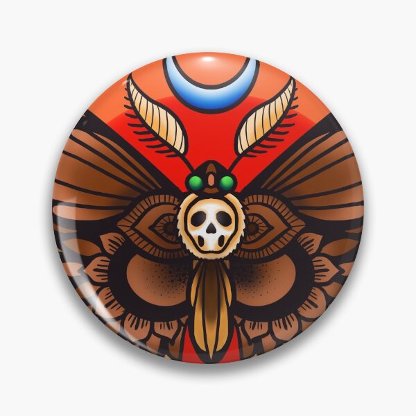 Item preview, Death Moth designed and sold by MetroInk.