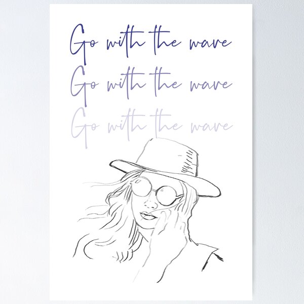 Item preview, Go with the wave designed and sold by MirelaJ.