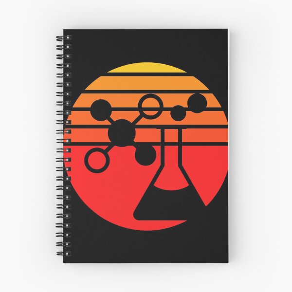 Item preview, RED ORANGE COLORS RETRO SUNSET CHEMISTRY FLASK designed and sold by Hippiesole.