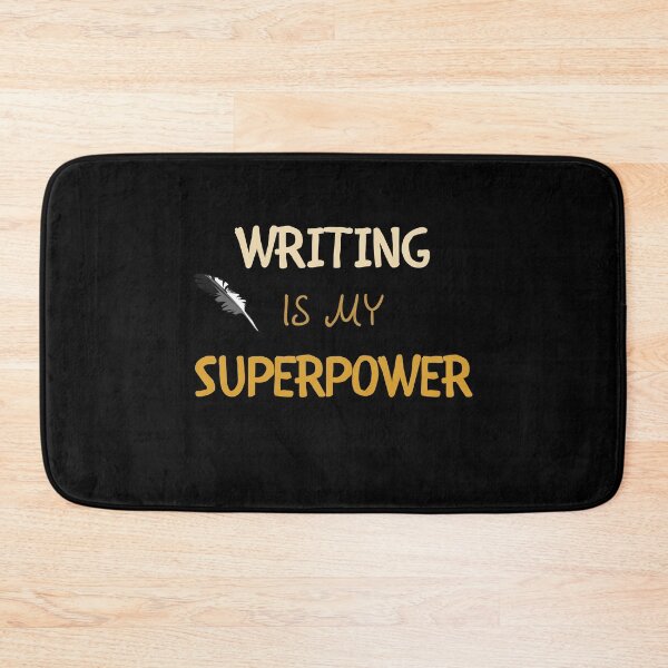 Item preview, Writing Is My Superpower designed and sold by fahrurrozzi.