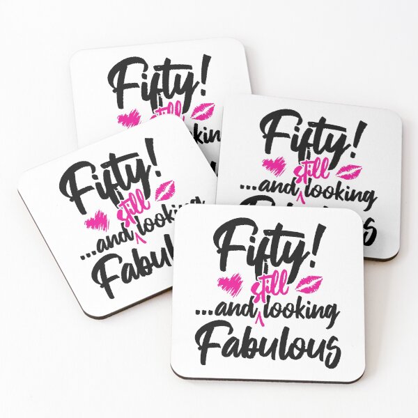 Item preview, Fifty and Still Looks Fabulous Birthday designed and sold by IdentiTee Studios.