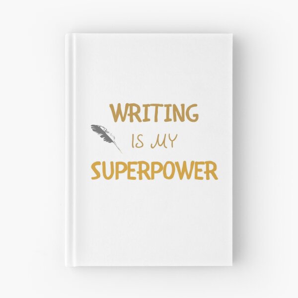 Item preview, Writing Is My Superpower designed and sold by fahrurrozzi.