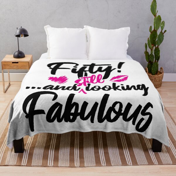 Item preview, Fifty and Still Looks Fabulous Birthday designed and sold by IdentiTee Studios.