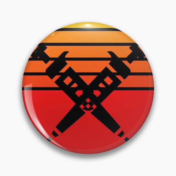 Item preview, RED ORANGE COLORS RETRO SUNSET PIPETTES designed and sold by Hippiesole.