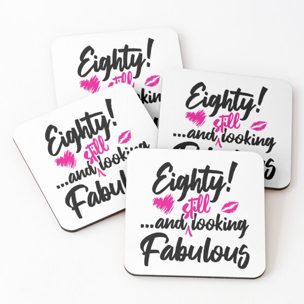 Item preview, Eighty and Still Looks Fabulous Birthday designed and sold by IdentiTee Studios.