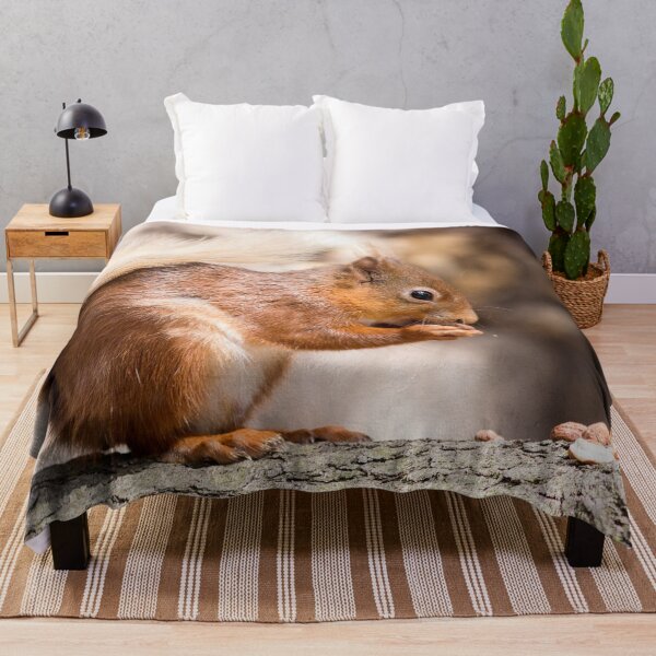 Item preview, Woodland Forest animals hungry red squirrel  designed and sold by HaleyRedshaw.