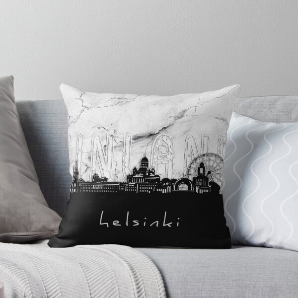 Item preview, helsinki skyline marble designed and sold by BekimART2.