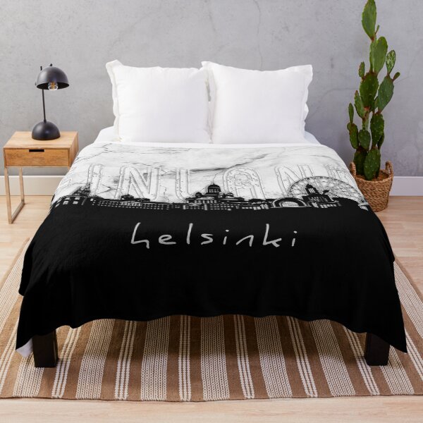 Item preview, helsinki skyline marble designed and sold by BekimART2.