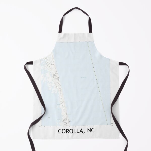Item preview, Corolla, NC Topographical Map Clean designed and sold by PGHPhotoCo.