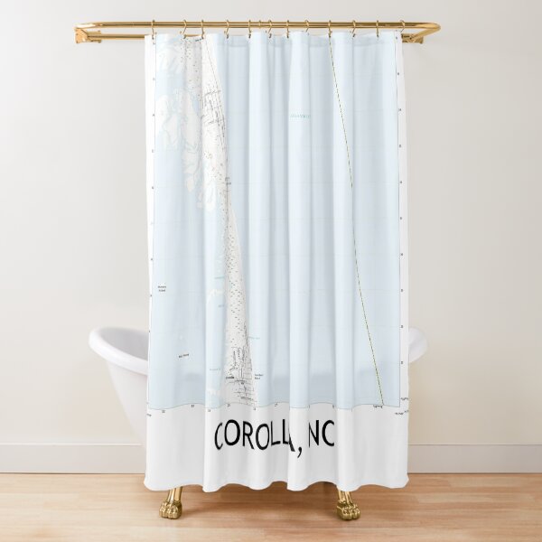 Item preview, Corolla, NC Topographical Map Clean designed and sold by PGHPhotoCo.