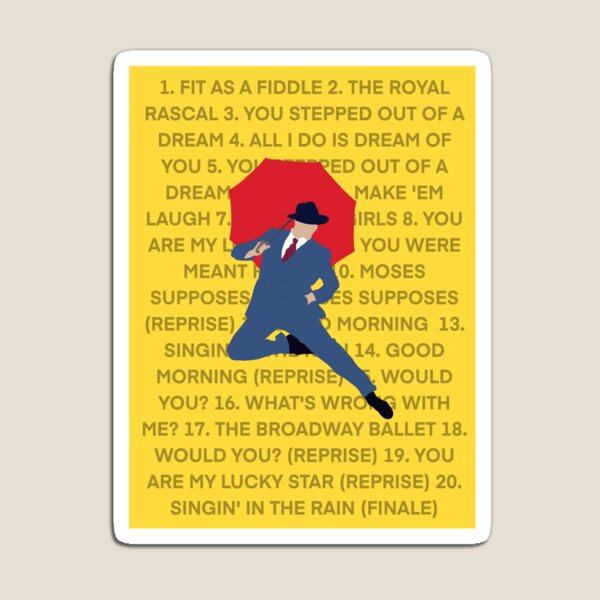 Item preview, Singin’ in the Rain designed and sold by TheDayisOurs.