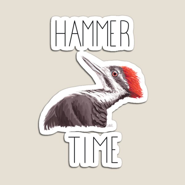 Item preview, Hammer Time (Pileated Woodpecker) designed and sold by LauraWolfArtist.