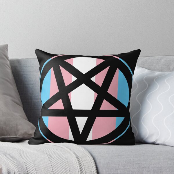 Item preview, Transgender Pride Inverted Pentagram | Satanic | Solid designed and sold by Godstomper.
