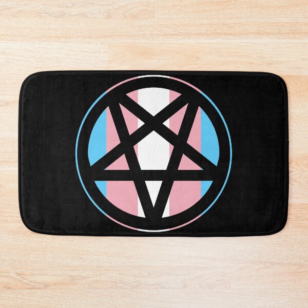 Item preview, Transgender Pride Inverted Pentagram | Satanic | Solid designed and sold by Godstomper.