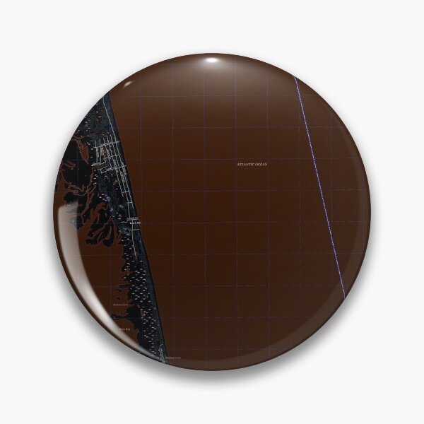 Item preview, Corolla, NC Topographical Map Dark designed and sold by PGHPhotoCo.