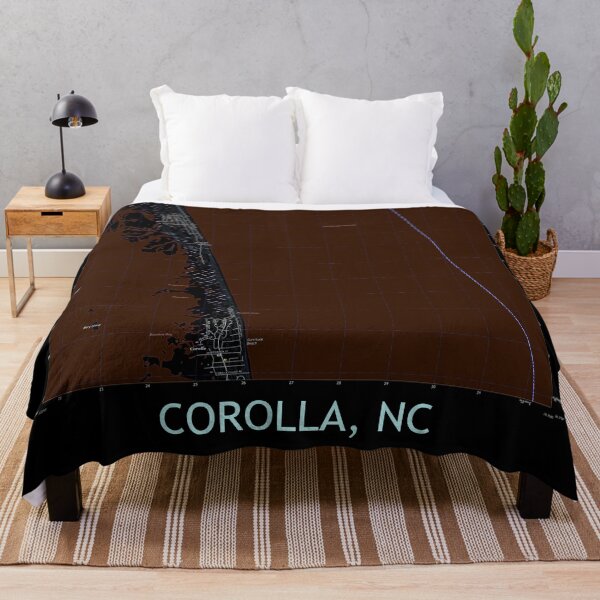 Item preview, Corolla, NC Topographical Map Dark designed and sold by PGHPhotoCo.