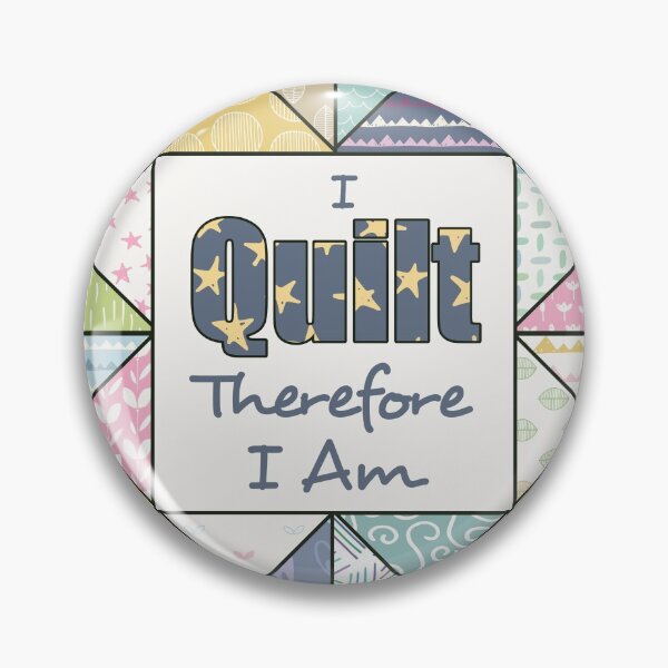 Item preview, I Quilt Therefore I Am designed and sold by TeeandToast.