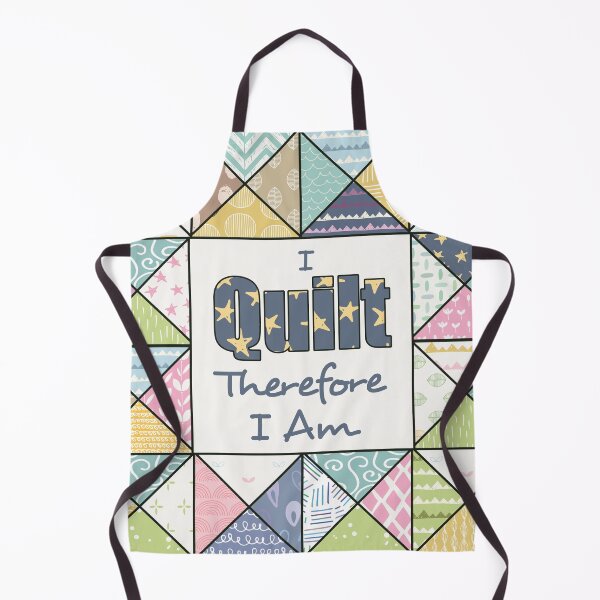 Item preview, I Quilt Therefore I Am designed and sold by TeeandToast.